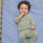 Tally Cross Crib Sheet - Cradle Comforts Co.