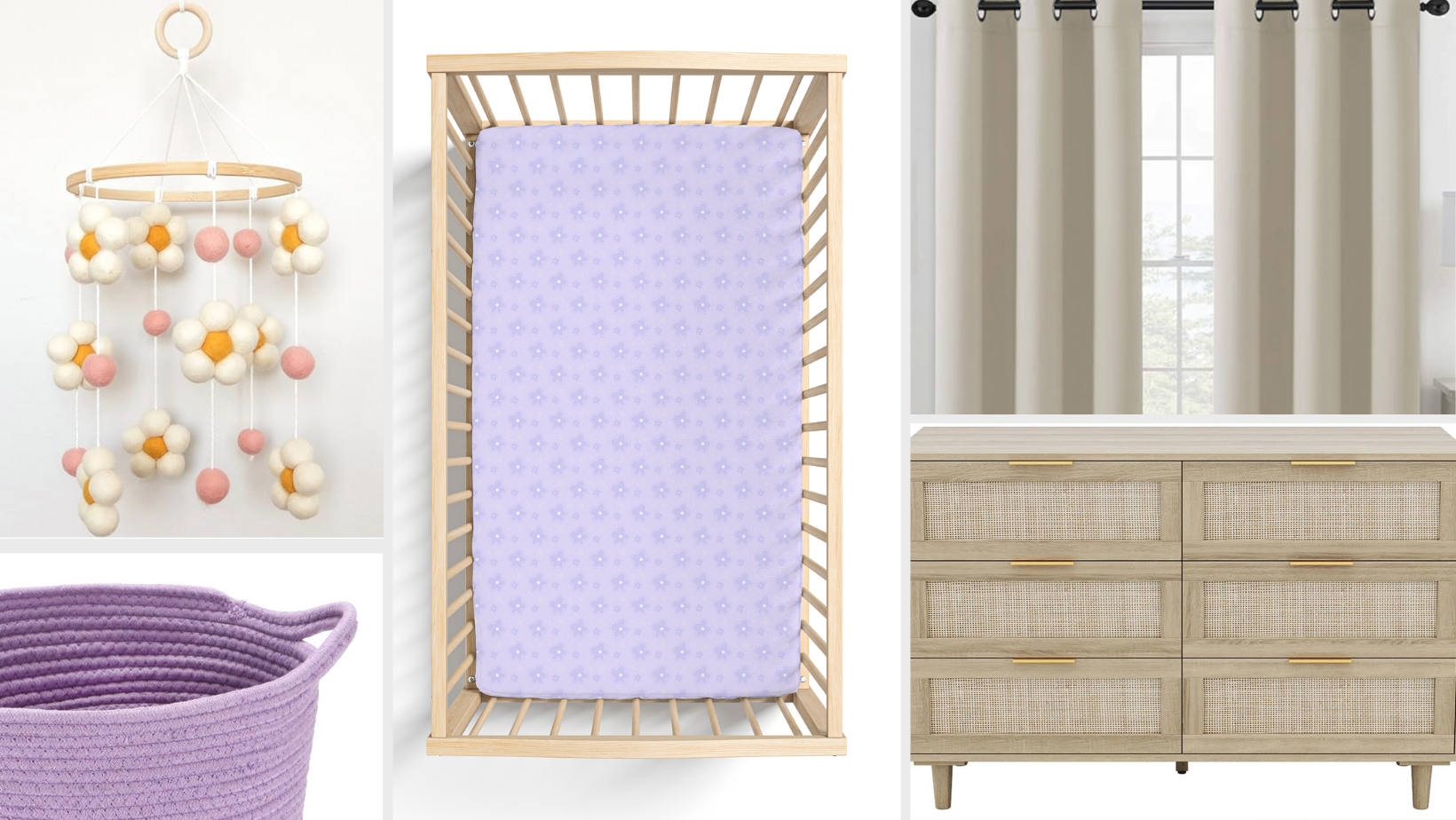 Daisy Nursery: Featuring Field Of Daisies – Cradle Comforts Co.
