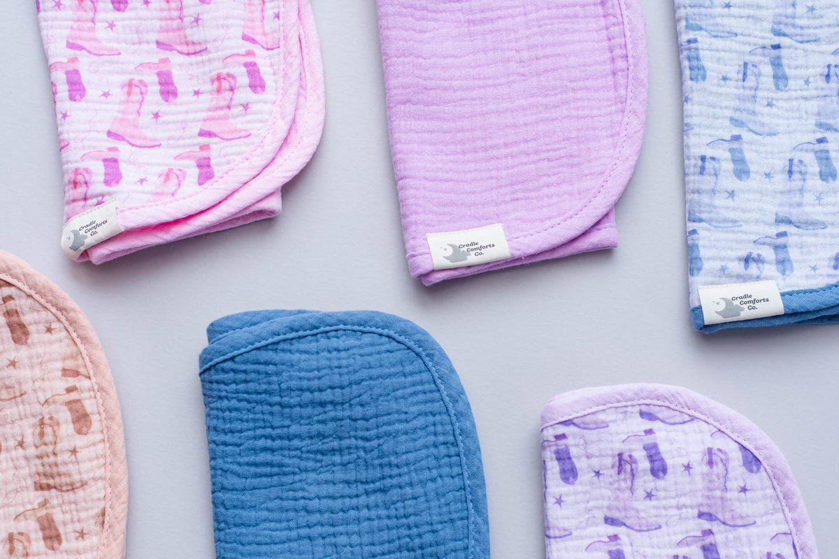 Stardust Stampede Burp Cloth Set