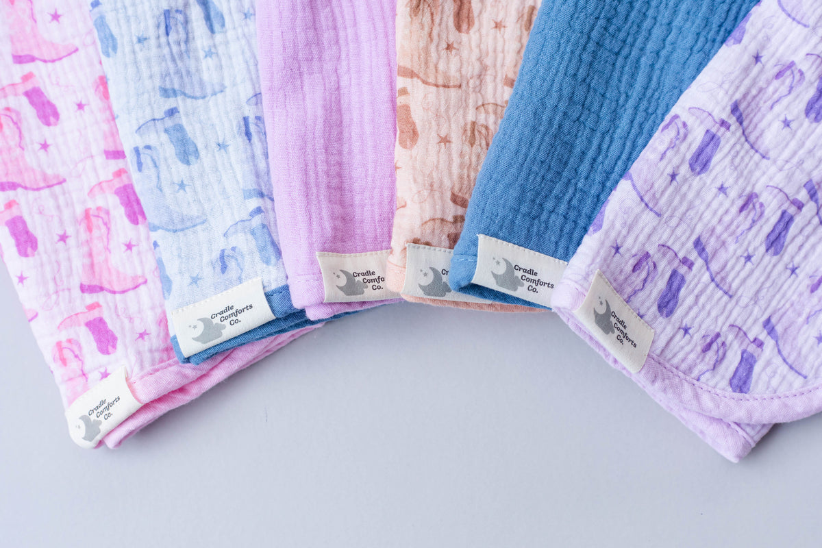 Stardust Stampede Burp Cloth Set