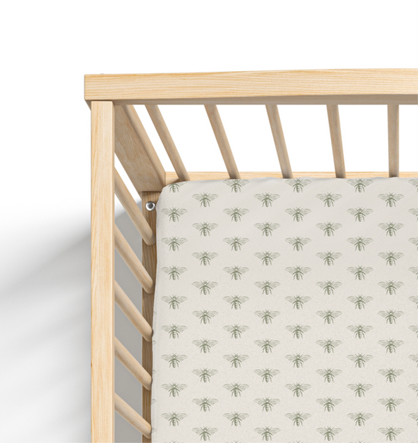 Buzzy Bees Organic Bamboo Blend Crib Sheet