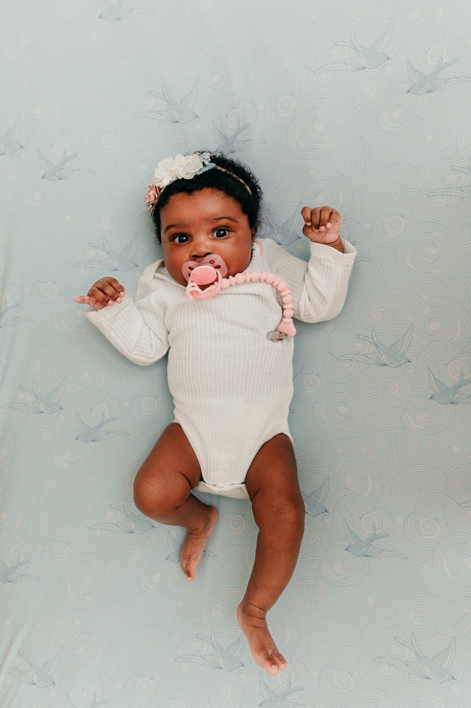 Tranquil Skies Crib Sheet - Cradle Comforts Co,